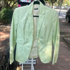 J. Crew Mint Green Blazer